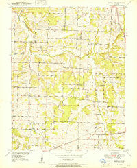 Buffalo NW Missouri Historical topographic map, 1:24000 scale, 7.5 X 7.5 Minute, Year 1951
