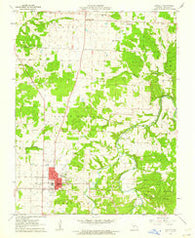 Buffalo Missouri Historical topographic map, 1:24000 scale, 7.5 X 7.5 Minute, Year 1961