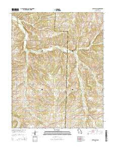 Buffalo NW Missouri Current topographic map, 1:24000 scale, 7.5 X 7.5 Minute, Year 2015