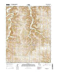 Bunceton Missouri Current topographic map, 1:24000 scale, 7.5 X 7.5 Minute, Year 2015
