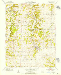 Bunceton Missouri Historical topographic map, 1:24000 scale, 7.5 X 7.5 Minute, Year 1953