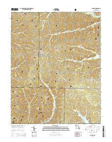 Bunker Missouri Current topographic map, 1:24000 scale, 7.5 X 7.5 Minute, Year 2015
