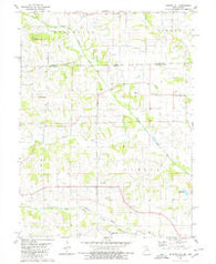 Bunker Hill Missouri Historical topographic map, 1:24000 scale, 7.5 X 7.5 Minute, Year 1980