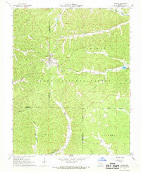 Bunker Missouri Historical topographic map, 1:24000 scale, 7.5 X 7.5 Minute, Year 1967