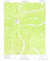 Bunker Missouri Historical topographic map, 1:24000 scale, 7.5 X 7.5 Minute, Year 1967