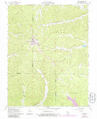 Bunker Missouri Historical topographic map, 1:24000 scale, 7.5 X 7.5 Minute, Year 1967