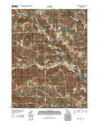 Bunker Hill Missouri Historical topographic map, 1:24000 scale, 7.5 X 7.5 Minute, Year 2010