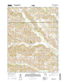 Bunker Hill Missouri Current topographic map, 1:24000 scale, 7.5 X 7.5 Minute, Year 2015
