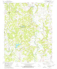 Burfordville Missouri Historical topographic map, 1:24000 scale, 7.5 X 7.5 Minute, Year 1980