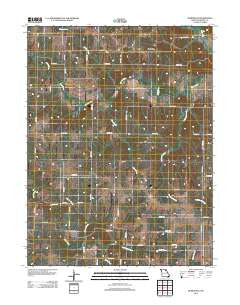 Burksville Missouri Historical topographic map, 1:24000 scale, 7.5 X 7.5 Minute, Year 2012