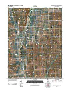 Burlington Junction Missouri Historical topographic map, 1:24000 scale, 7.5 X 7.5 Minute, Year 2012