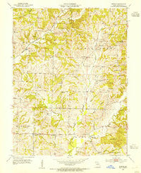 Burton Missouri Historical topographic map, 1:24000 scale, 7.5 X 7.5 Minute, Year 1953