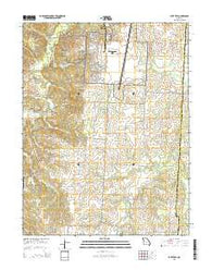 Burtville Missouri Current topographic map, 1:24000 scale, 7.5 X 7.5 Minute, Year 2015