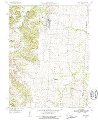 Burtville Missouri Historical topographic map, 1:24000 scale, 7.5 X 7.5 Minute, Year 1955