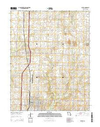 Butler Missouri Current topographic map, 1:24000 scale, 7.5 X 7.5 Minute, Year 2014