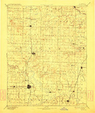 Butler Missouri Historical topographic map, 1:125000 scale, 30 X 30 Minute, Year 1894