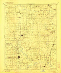 Butler Missouri Historical topographic map, 1:125000 scale, 30 X 30 Minute, Year 1894