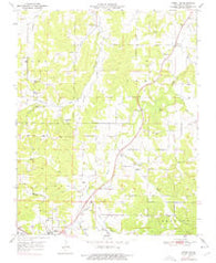 Cabool NE Missouri Historical topographic map, 1:24000 scale, 7.5 X 7.5 Minute, Year 1951