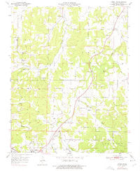 Cabool NE Missouri Historical topographic map, 1:24000 scale, 7.5 X 7.5 Minute, Year 1951