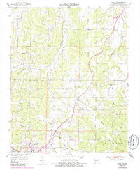Cabool NE Missouri Historical topographic map, 1:24000 scale, 7.5 X 7.5 Minute, Year 1951