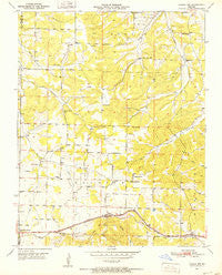 Cabool NW Missouri Historical topographic map, 1:24000 scale, 7.5 X 7.5 Minute, Year 1951