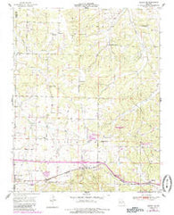 Cabool NW Missouri Historical topographic map, 1:24000 scale, 7.5 X 7.5 Minute, Year 1951