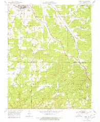 Cabool SE Missouri Historical topographic map, 1:24000 scale, 7.5 X 7.5 Minute, Year 1951