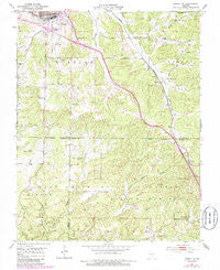 Cabool SE Missouri Historical topographic map, 1:24000 scale, 7.5 X 7.5 Minute, Year 1951