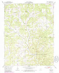Cabool SW Missouri Historical topographic map, 1:24000 scale, 7.5 X 7.5 Minute, Year 1950