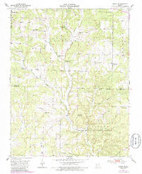 Cabool SW Missouri Historical topographic map, 1:24000 scale, 7.5 X 7.5 Minute, Year 1950