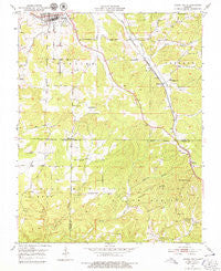 Cabool South Missouri Historical topographic map, 1:24000 scale, 7.5 X 7.5 Minute, Year 1951