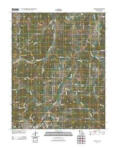 Cabool NE Missouri Historical topographic map, 1:24000 scale, 7.5 X 7.5 Minute, Year 2012