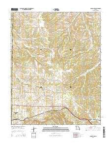 Cabool NW Missouri Current topographic map, 1:24000 scale, 7.5 X 7.5 Minute, Year 2015