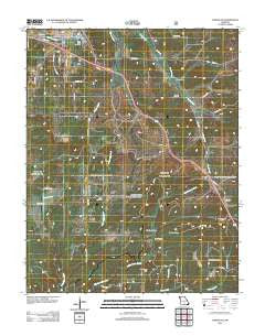 Cabool SE Missouri Historical topographic map, 1:24000 scale, 7.5 X 7.5 Minute, Year 2012