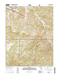 Cabool SE Missouri Current topographic map, 1:24000 scale, 7.5 X 7.5 Minute, Year 2015