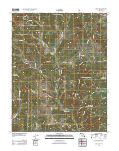 Cabool SW Missouri Historical topographic map, 1:24000 scale, 7.5 X 7.5 Minute, Year 2012