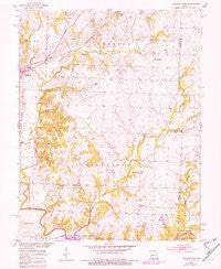 Calhoun East Missouri Historical topographic map, 1:24000 scale, 7.5 X 7.5 Minute, Year 1953