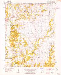 Calhoun East Missouri Historical topographic map, 1:24000 scale, 7.5 X 7.5 Minute, Year 1953