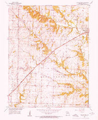 Calhoun West Missouri Historical topographic map, 1:24000 scale, 7.5 X 7.5 Minute, Year 1953