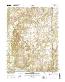 Calhoun East Missouri Current topographic map, 1:24000 scale, 7.5 X 7.5 Minute, Year 2015