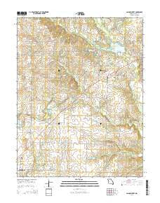 Calhoun West Missouri Current topographic map, 1:24000 scale, 7.5 X 7.5 Minute, Year 2014