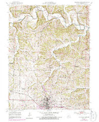 California North Missouri Historical topographic map, 1:24000 scale, 7.5 X 7.5 Minute, Year 1952