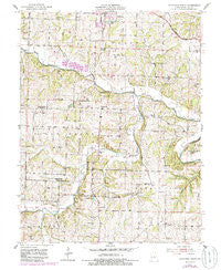 California South Missouri Historical topographic map, 1:24000 scale, 7.5 X 7.5 Minute, Year 1951