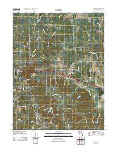 Calwood Missouri Historical topographic map, 1:24000 scale, 7.5 X 7.5 Minute, Year 2012