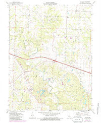 Calwood Missouri Historical topographic map, 1:24000 scale, 7.5 X 7.5 Minute, Year 1973