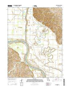 Cambridge Missouri Current topographic map, 1:24000 scale, 7.5 X 7.5 Minute, Year 2014