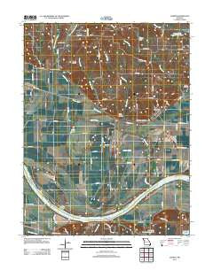 Camden Missouri Historical topographic map, 1:24000 scale, 7.5 X 7.5 Minute, Year 2012