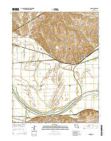Camden Missouri Current topographic map, 1:24000 scale, 7.5 X 7.5 Minute, Year 2015