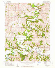 Camden Point Missouri Historical topographic map, 1:24000 scale, 7.5 X 7.5 Minute, Year 1961