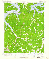 Camdenton Missouri Historical topographic map, 1:24000 scale, 7.5 X 7.5 Minute, Year 1959